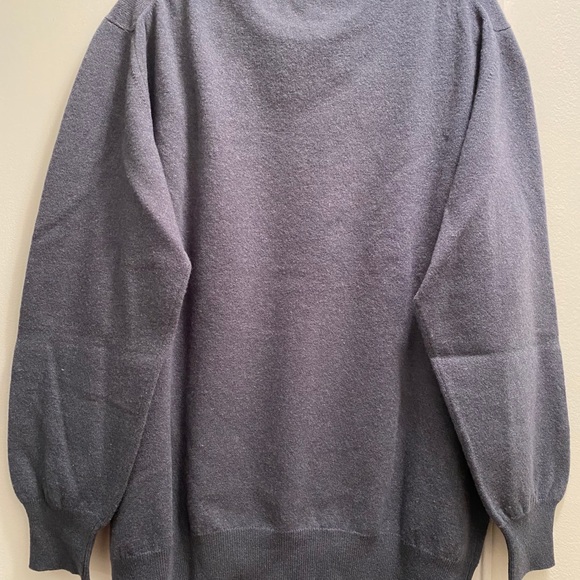 Malo Sweater Crewneck Wool Blue Long Sleeve size56 - Picture 2 of 3